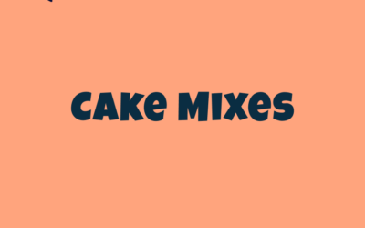 Cake Mixes – Various types and flavors